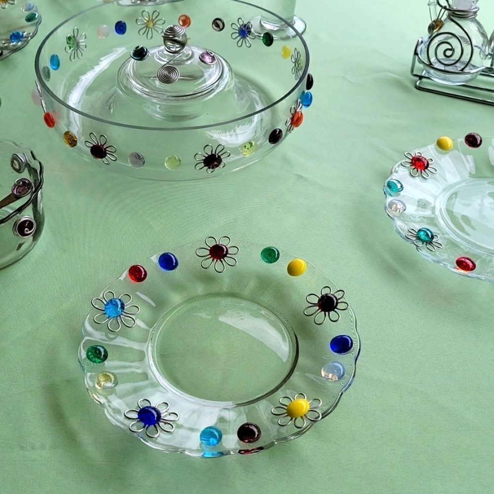 Dary Reese original usable art dinnerware